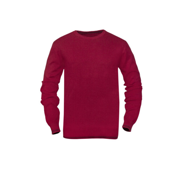 Moški pulover, temno rdeča