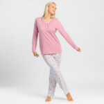 Ženska pidžama, svijetlo roza