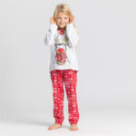 Pidžama - curice, crvena