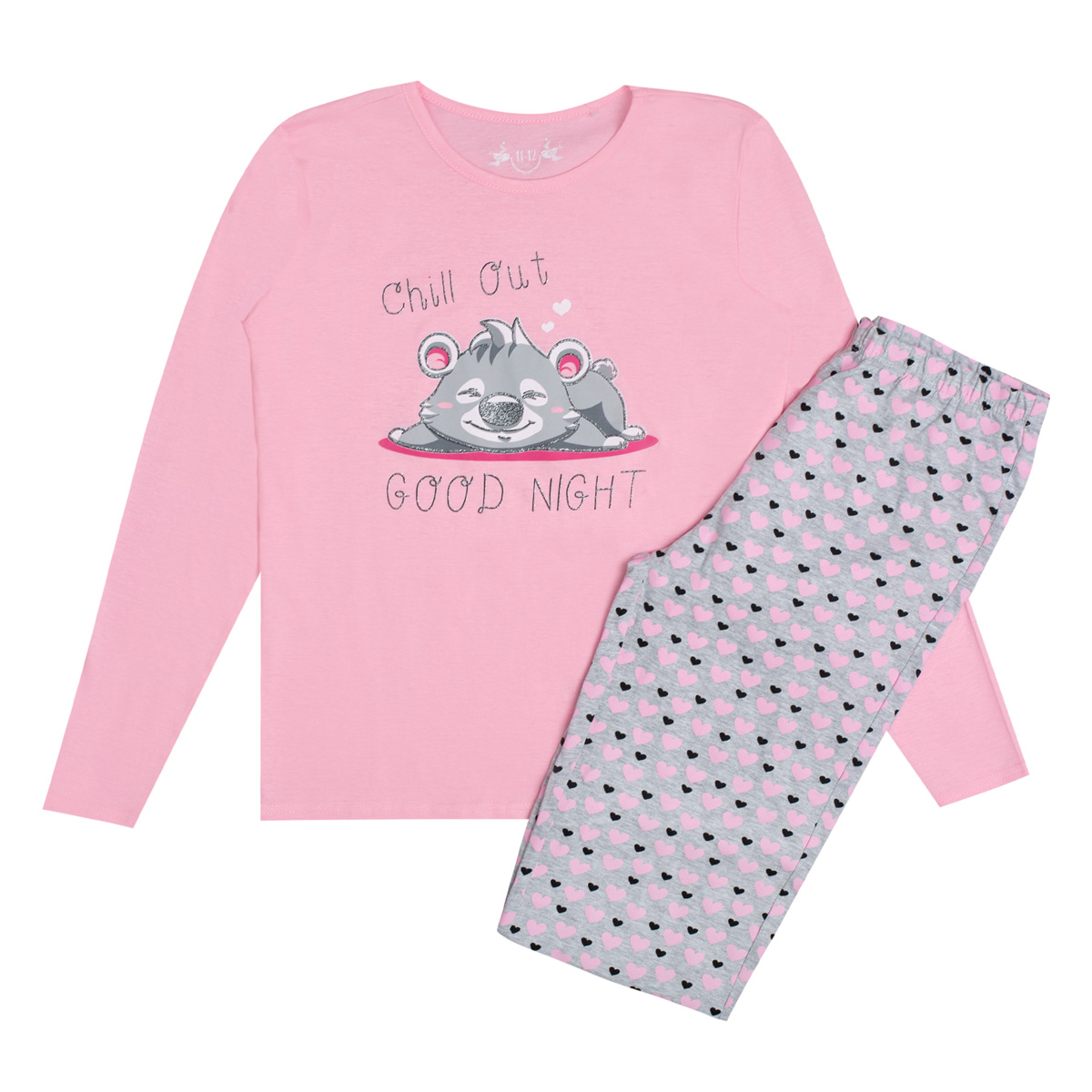 Pidžama - curice, svijetlo roza