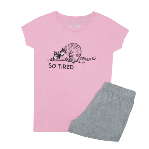 Pidžama - curice, svijetlo roza