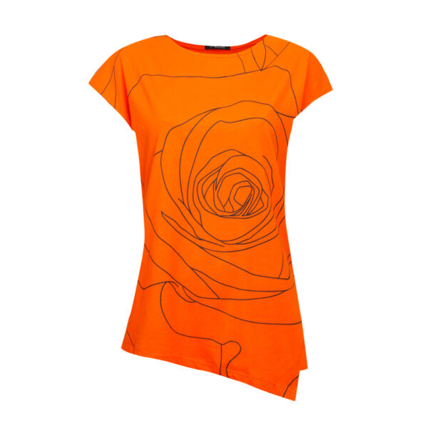 Ženska majica, tamno narančasta